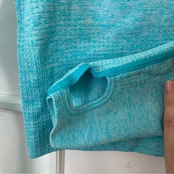 PINK Victoria's Secret Light Blue Long Sleeve Top - Picture 4 of 6